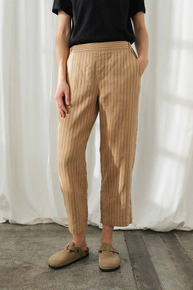 Lihue Pants Desert Khaki Stripes - IVALO.COM