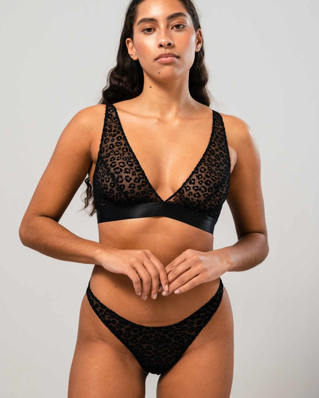 Mesh dompel bralette wilde polish