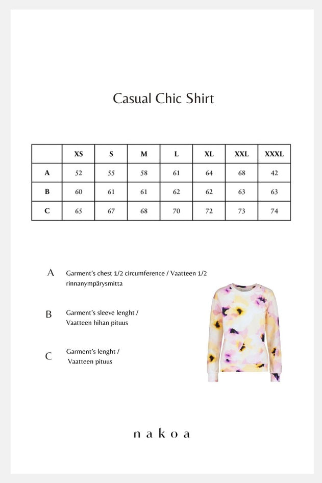 Casual Chic Print Shirt Renée - IVALO.COM