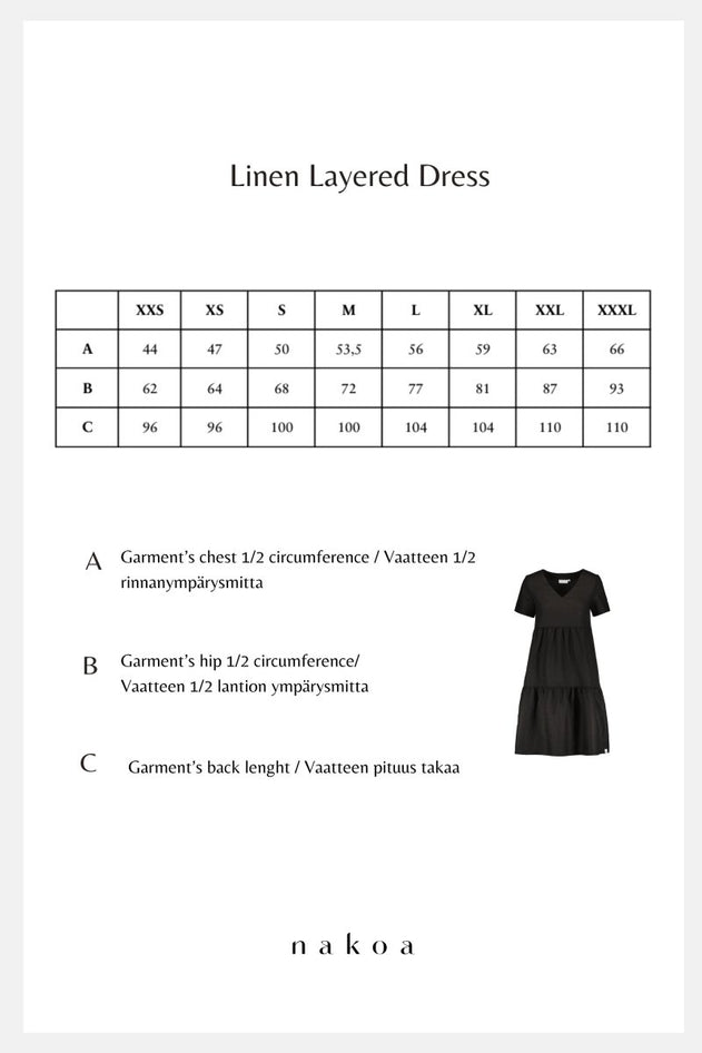 Linen Layer Dress Sandshell Beige - IVALO.COM