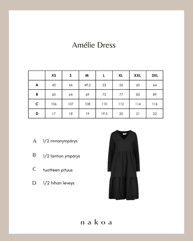 Amélie Layered Dress Indigo - IVALO.COM