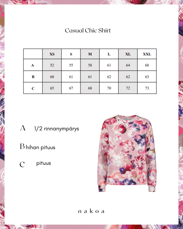 Casual Chic Print Shirt Coral Reef Pink - IVALO.COM
