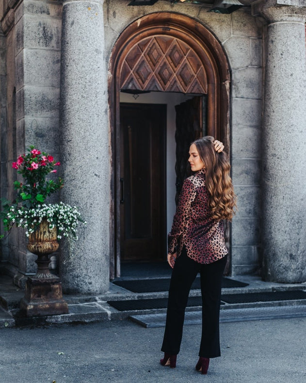 Chloe Button - up Shirt Coco Leo - IVALO.COM