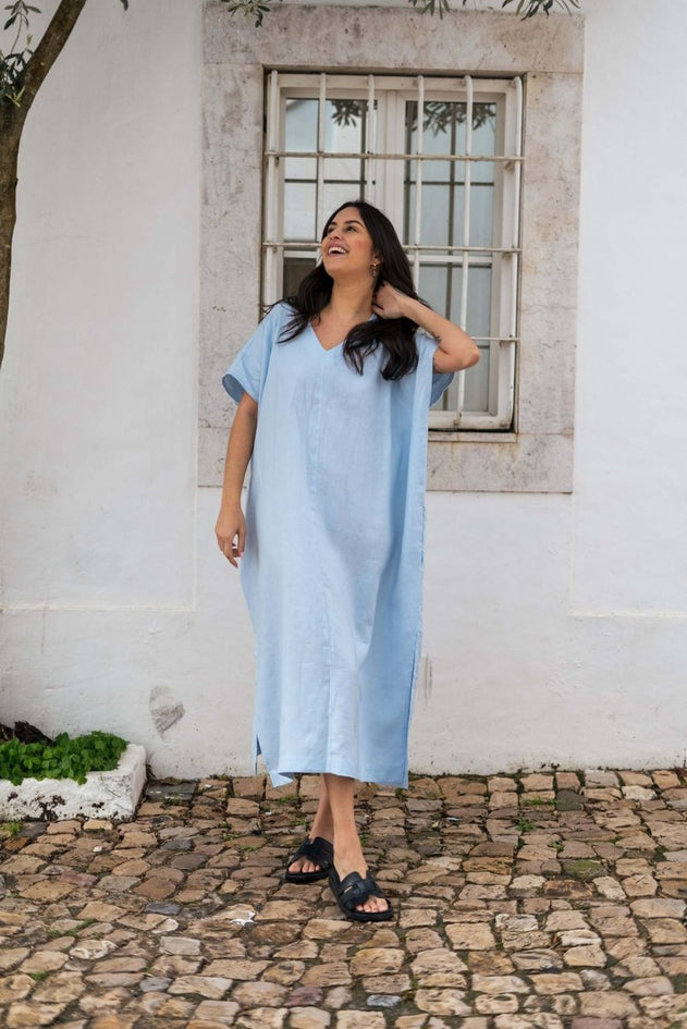 Naomi Dress Sky Blue - IVALO.COM