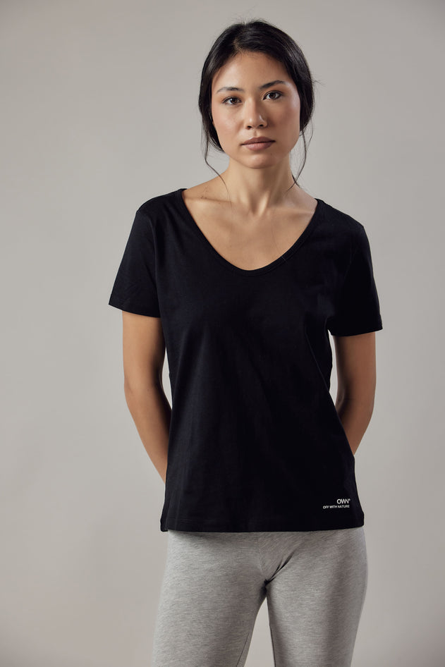 Women's Deep Neck T-Shirt