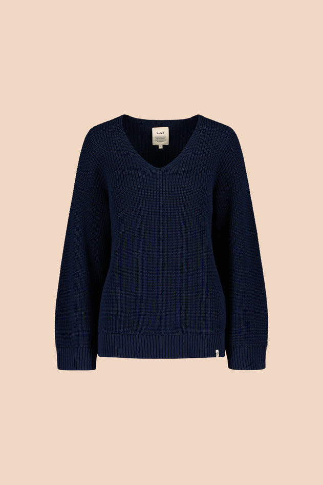 V-neck Jumper Navy