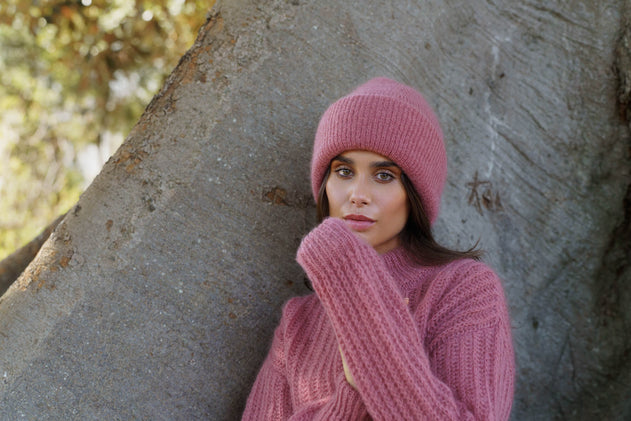 Robin Mohair Knit Powder Pink