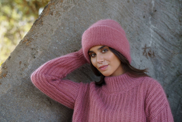 Robin Mohair Knit Powder Pink