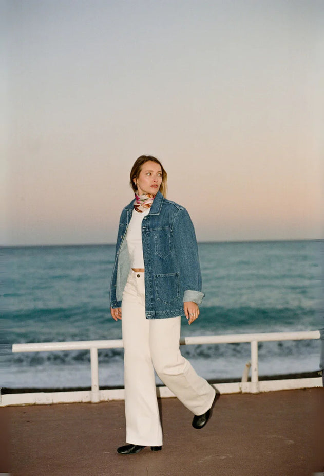 Sara High Loose Jeans Natural