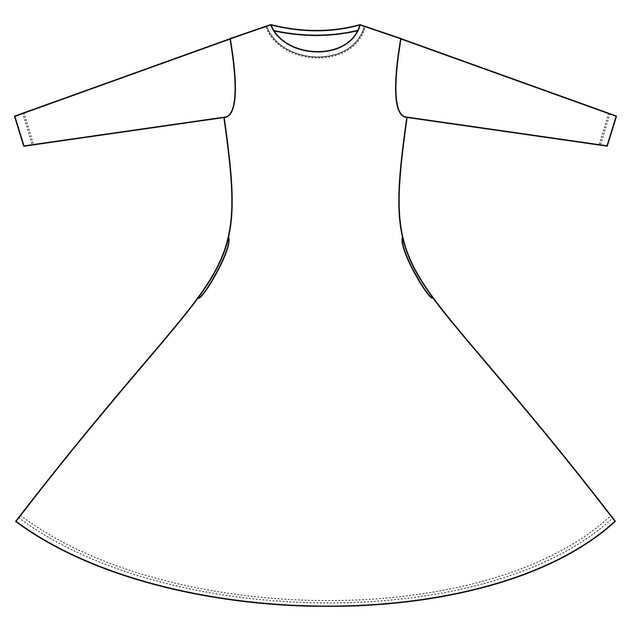 Tam Silk Bell Dress