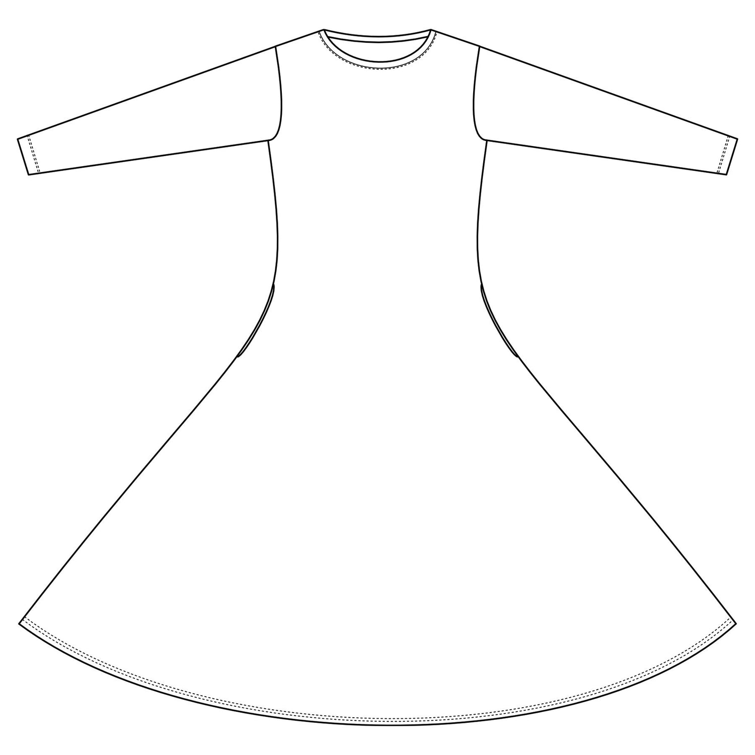 Tam Silk Bell Dress