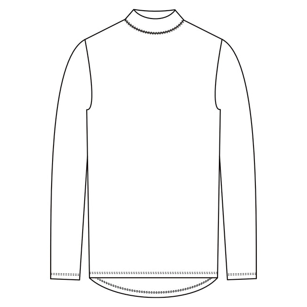 Men's Timmi Long Sleeve Merino Silk Shirt Black