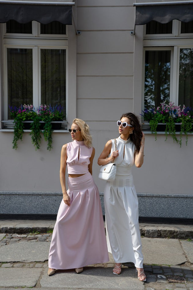 Eleonora Maxi Skirt Powder Pink