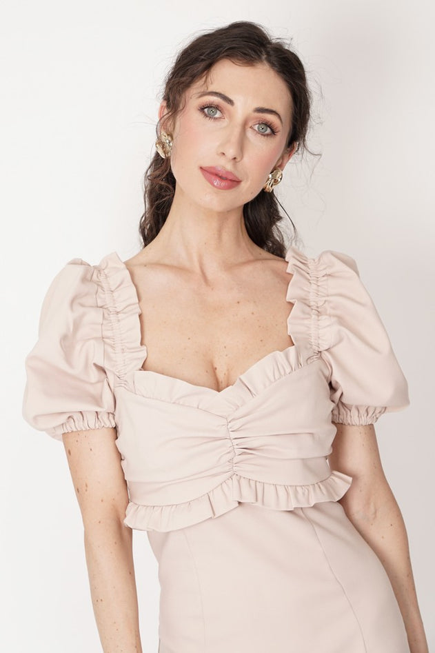 Martina Dress Beige