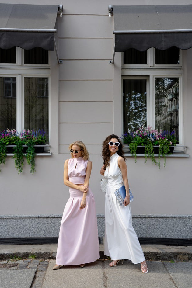 Eleonora Maxi Skirt Powder Pink
