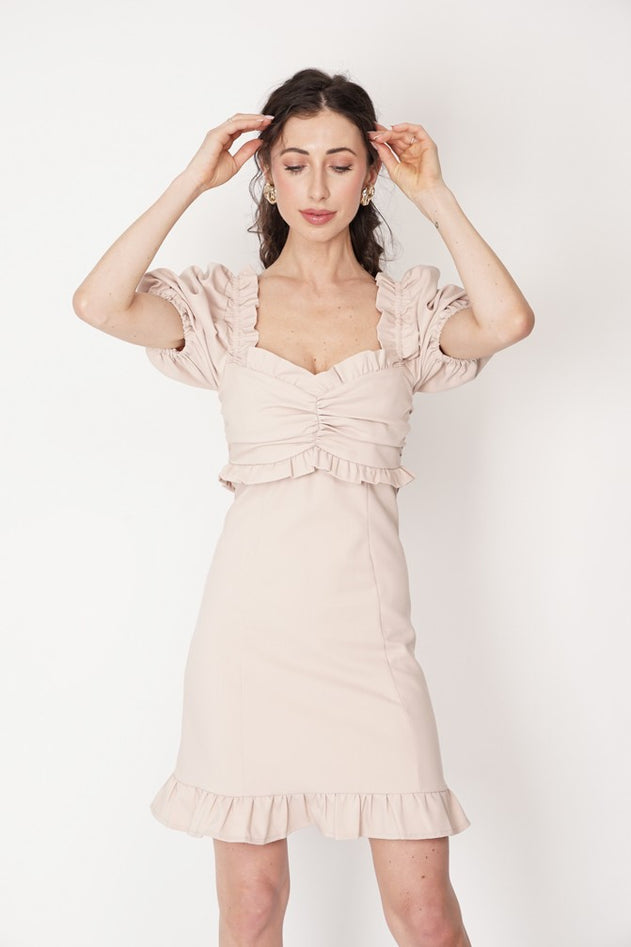 Martina Dress Beige