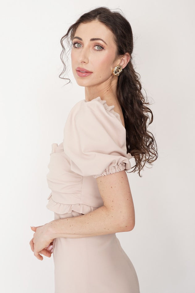 Martina Dress Beige