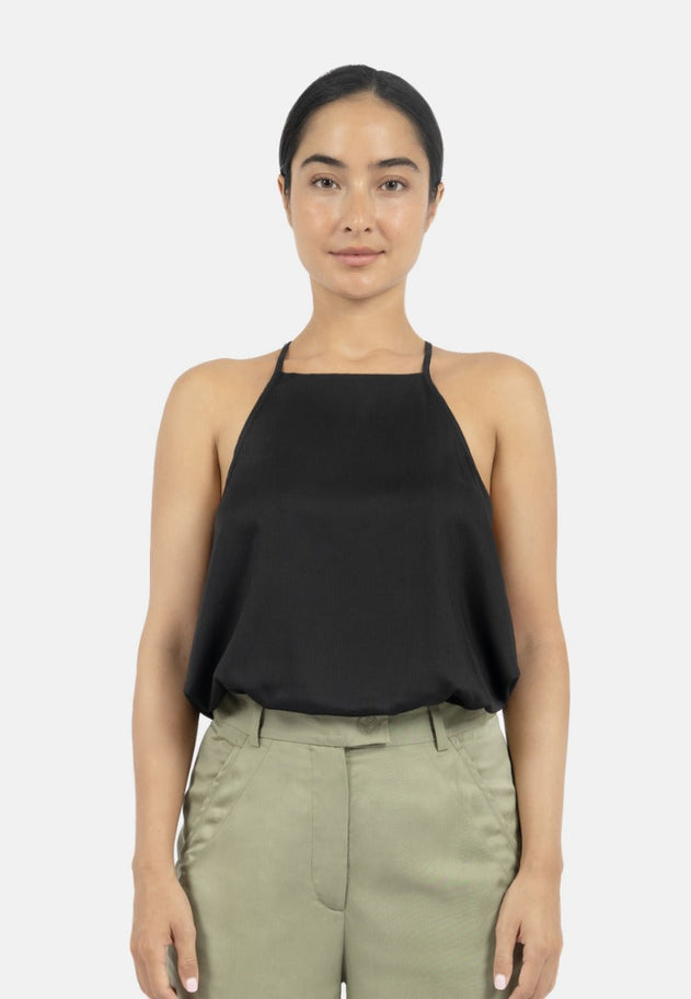 Vancouver Slip Top Black