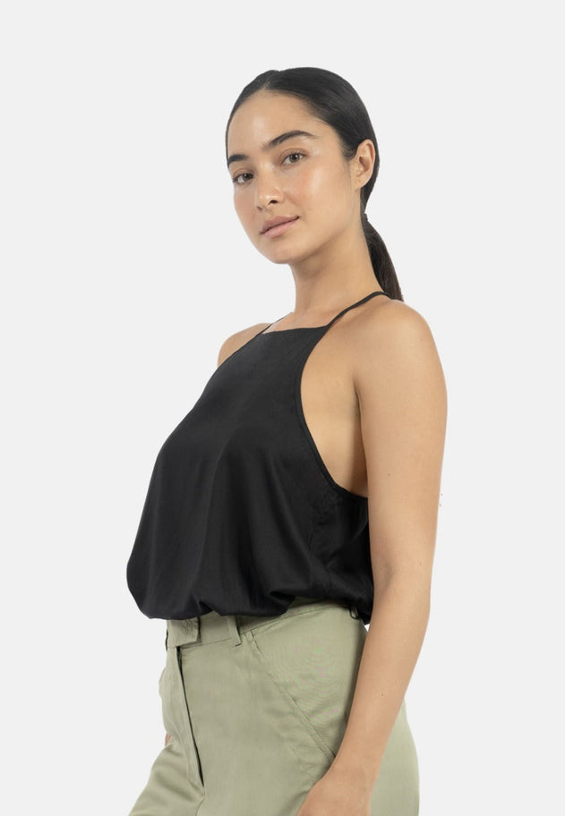 Vancouver Slip Top Black