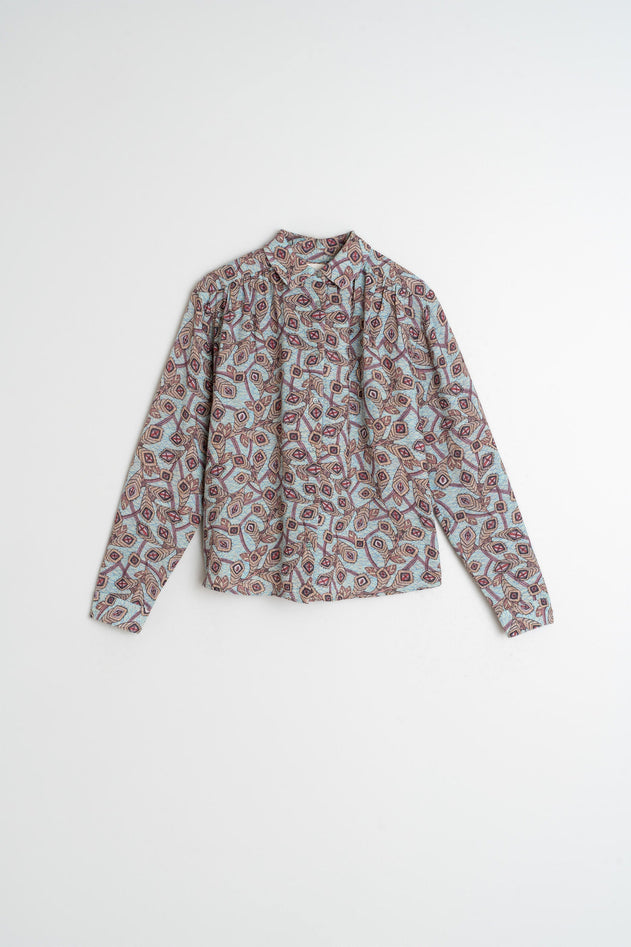Crepe Cotton Shirt Water Print