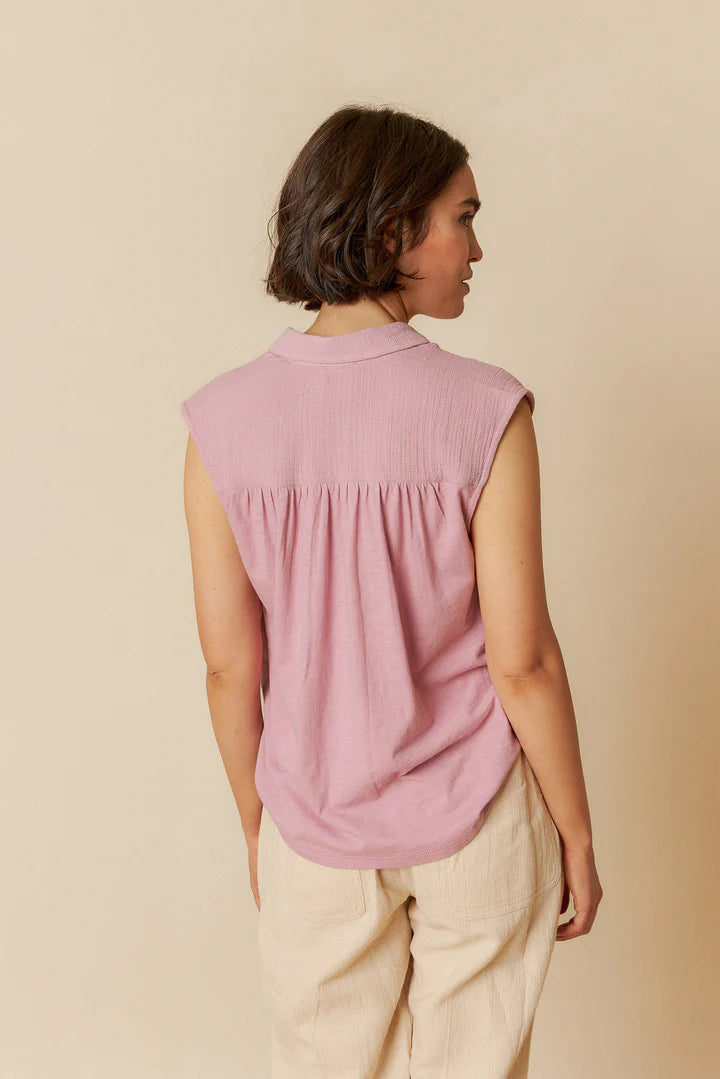 Lore Combined Shirt Mauve