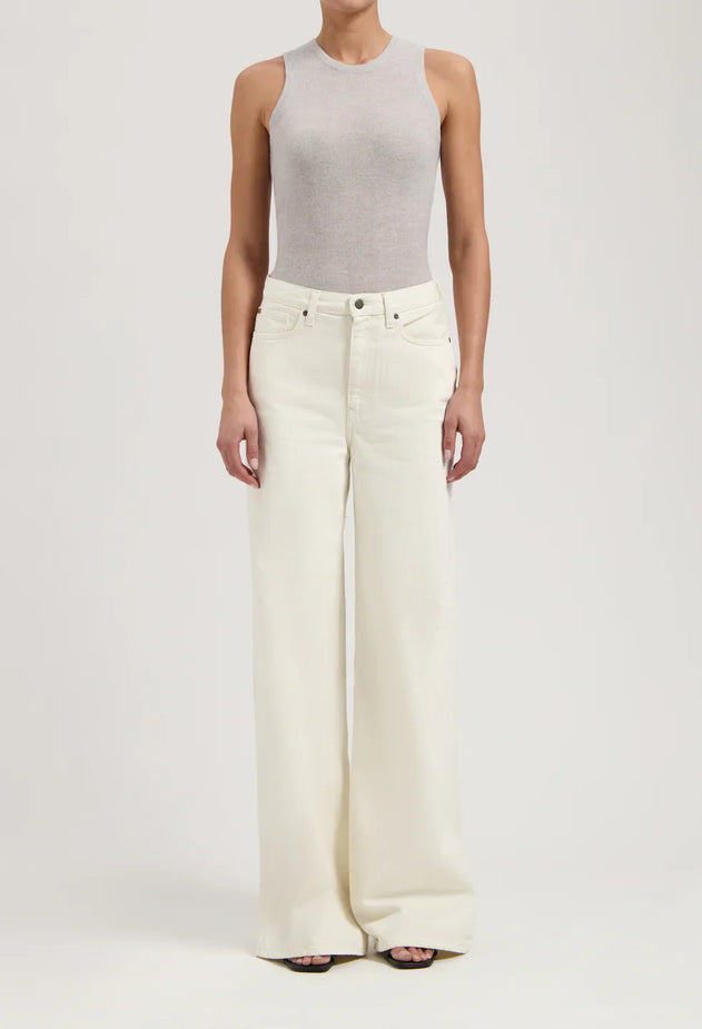 Sara High Loose Flow Jeans Natural