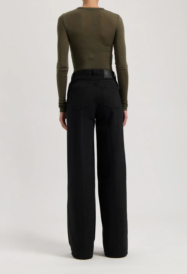 Sara High Loose Jeans Nero Nero