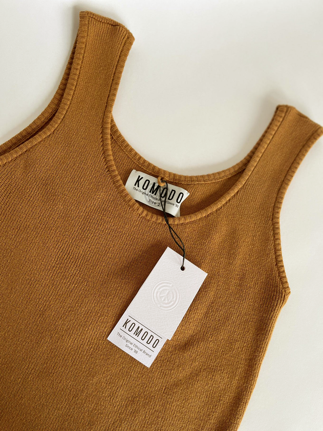 Yana Organic Cotton Top Camel