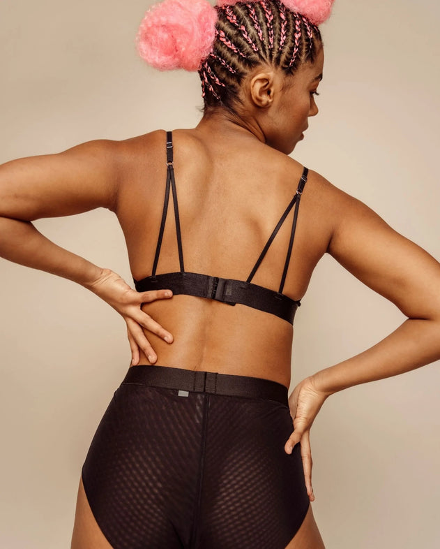 Mesh Bralette Mesh Mania Zwart