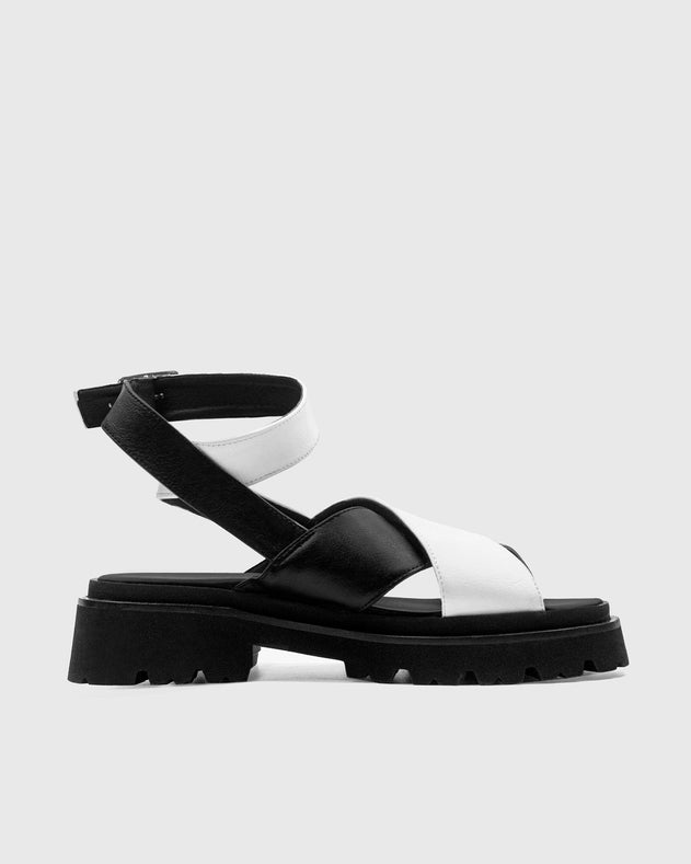 Medley sandalen cactus lederen desserto® wit