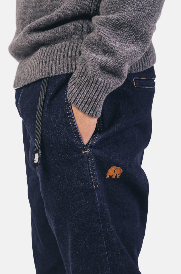Gerecyclede denim klimmer klimmer ozonwas