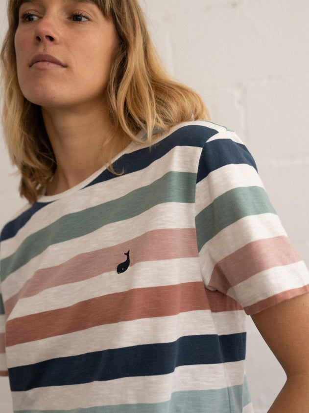 Vido T-Shirt Multicolor Striped - IVALO.COM