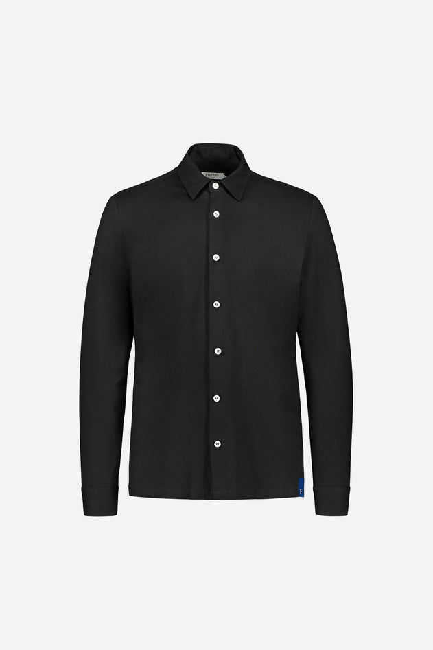 Hemmo bamboe jersey shirt zwart