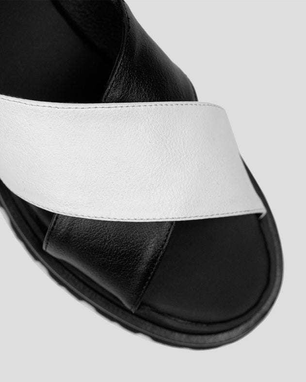 Medley sandalen cactus lederen desserto® wit