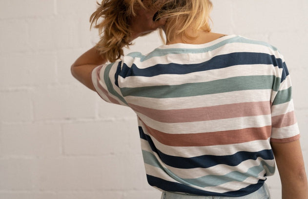 Vido T-Shirt Multicolor Striped - IVALO.COM