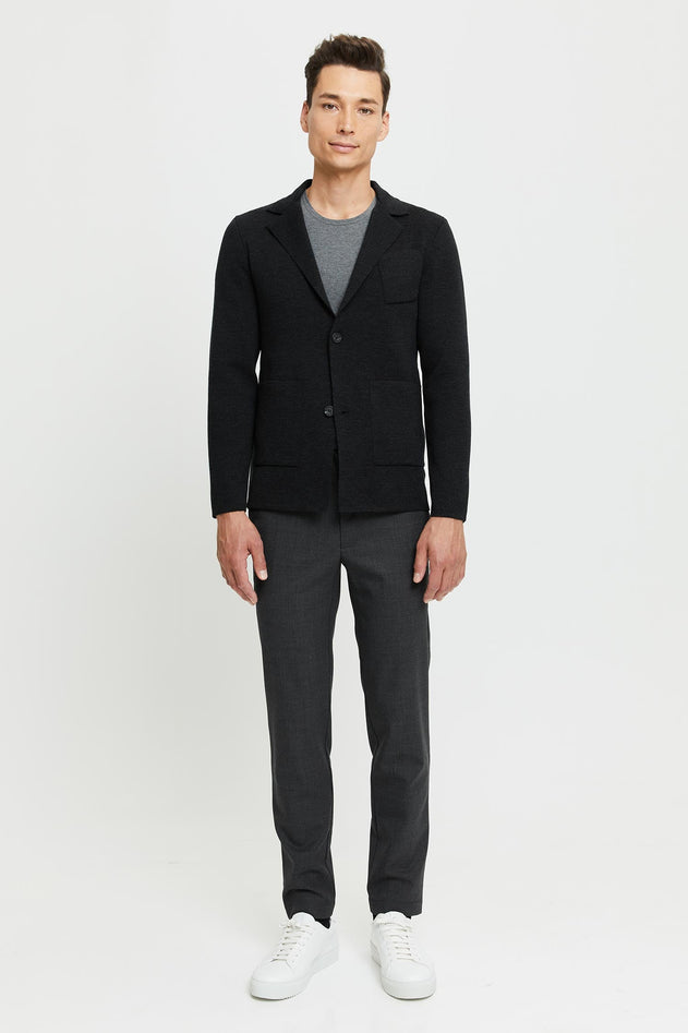 Elias Extra Fine Merino Wool Cardigan