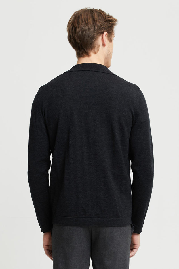 Eero Extra Fine Merino Wool Knit -shirt