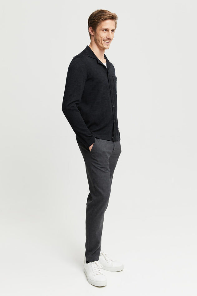 Eero Extra Fine Merino Wool Knit -shirt