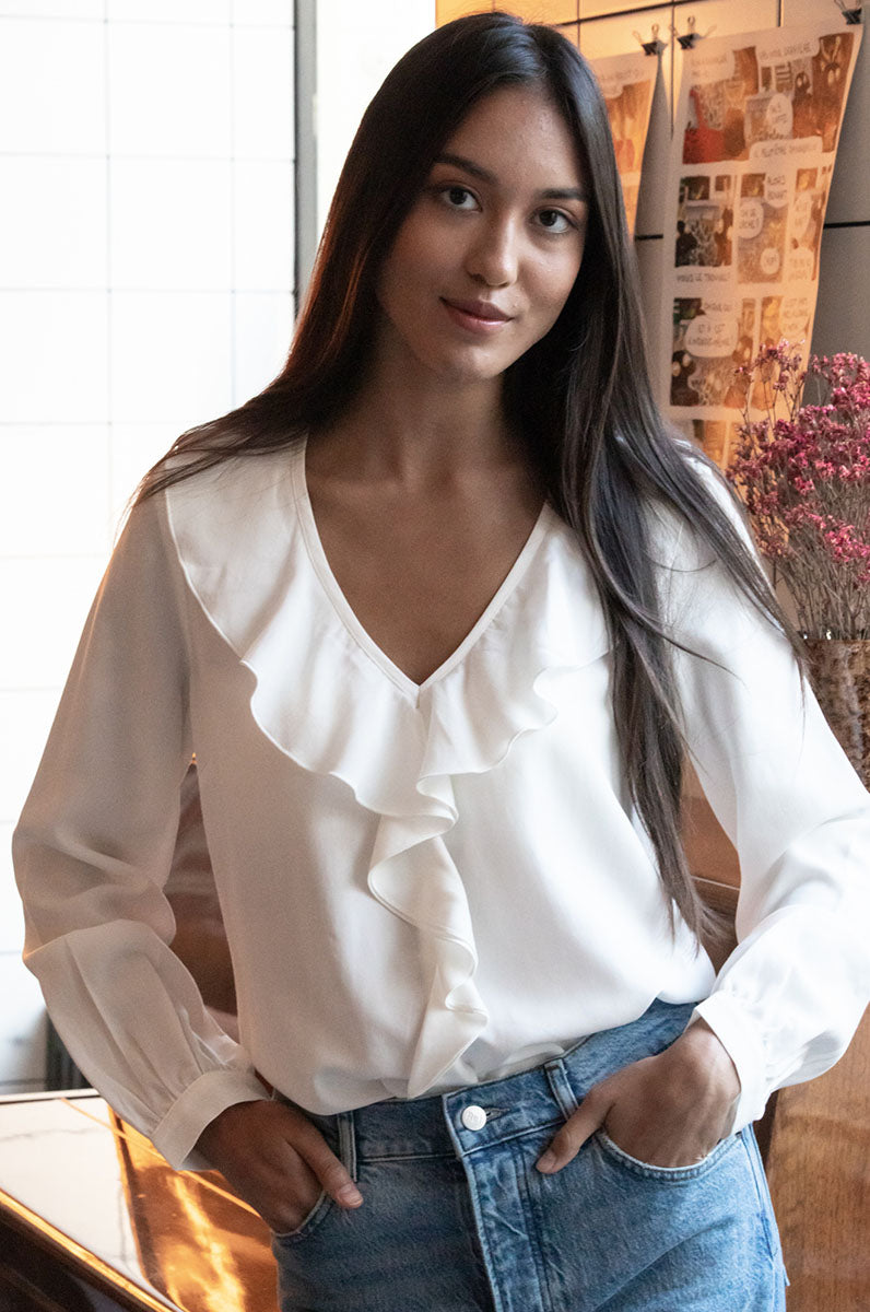 Magnolia blouse off-wit
