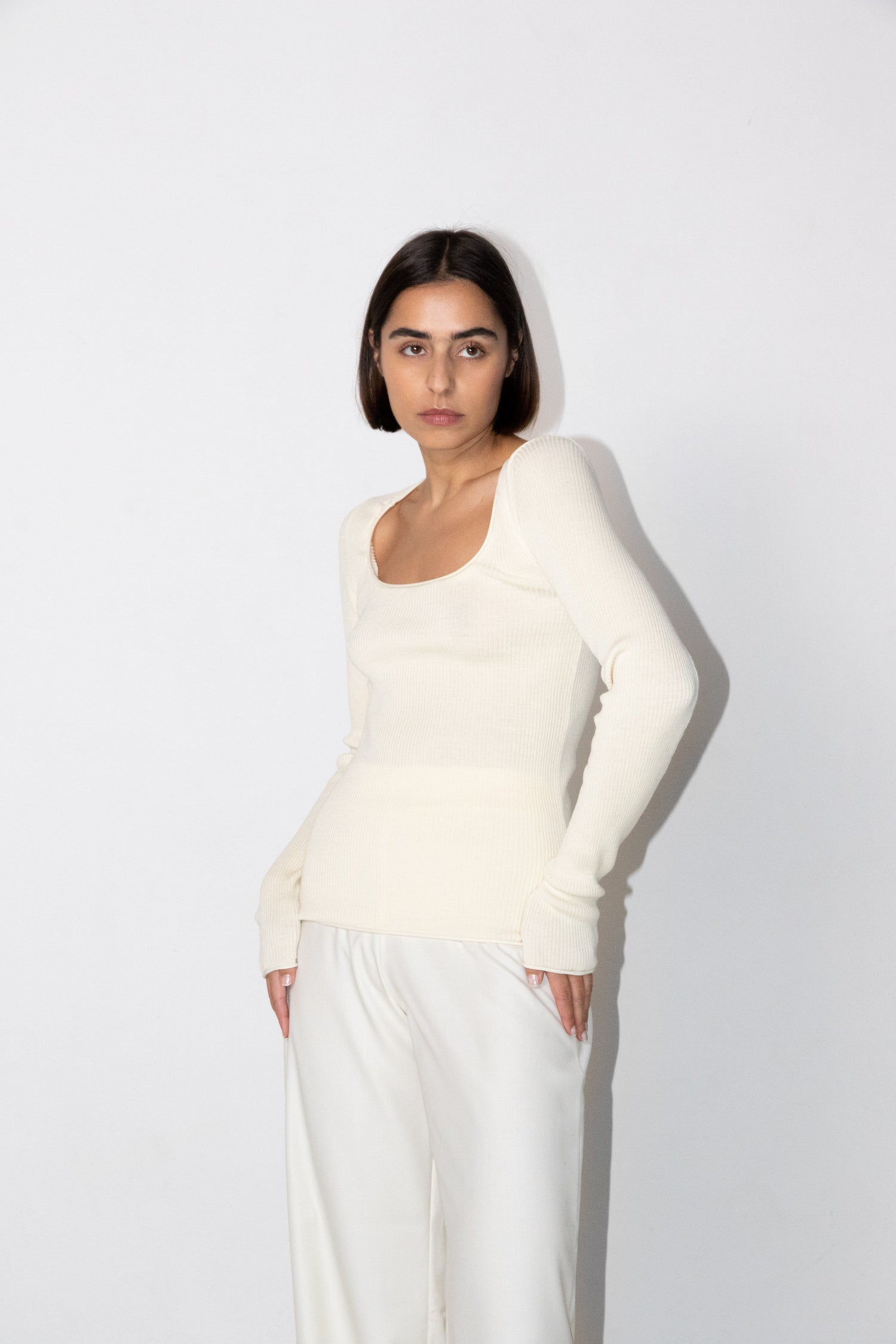 Scoop Shirt Cream