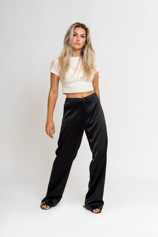 GS Cropped T-Shirt Beige