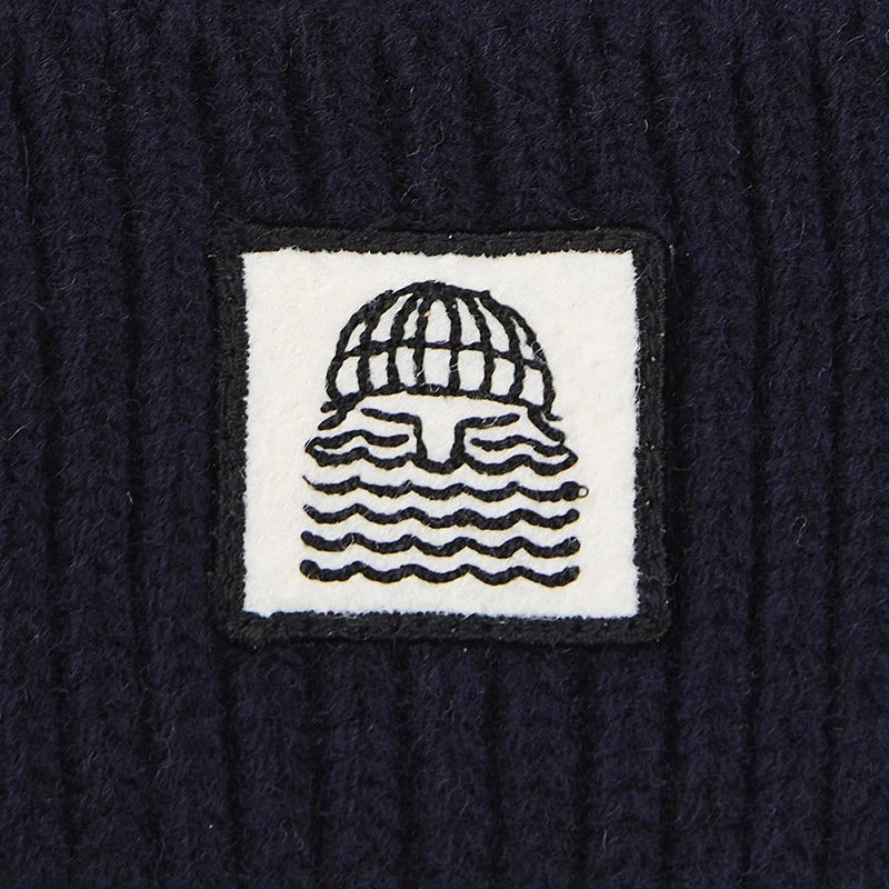 Navy To The Sea Beanie