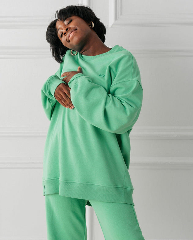 Crew Neck Sweat Green Ivy
