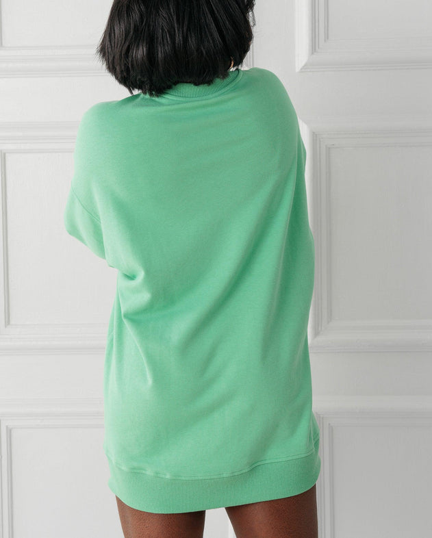 Crew Neck Sweat Green Ivy