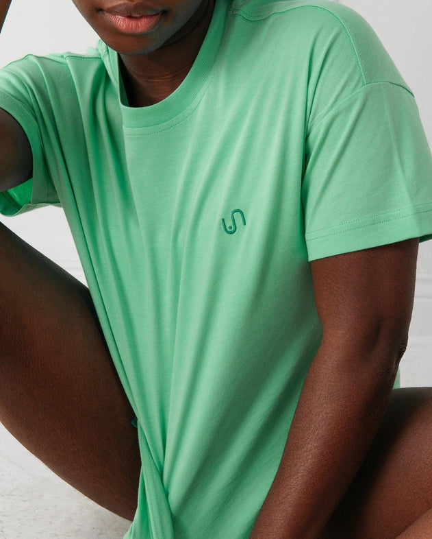 Crew Neck T-shirt Green Ivy