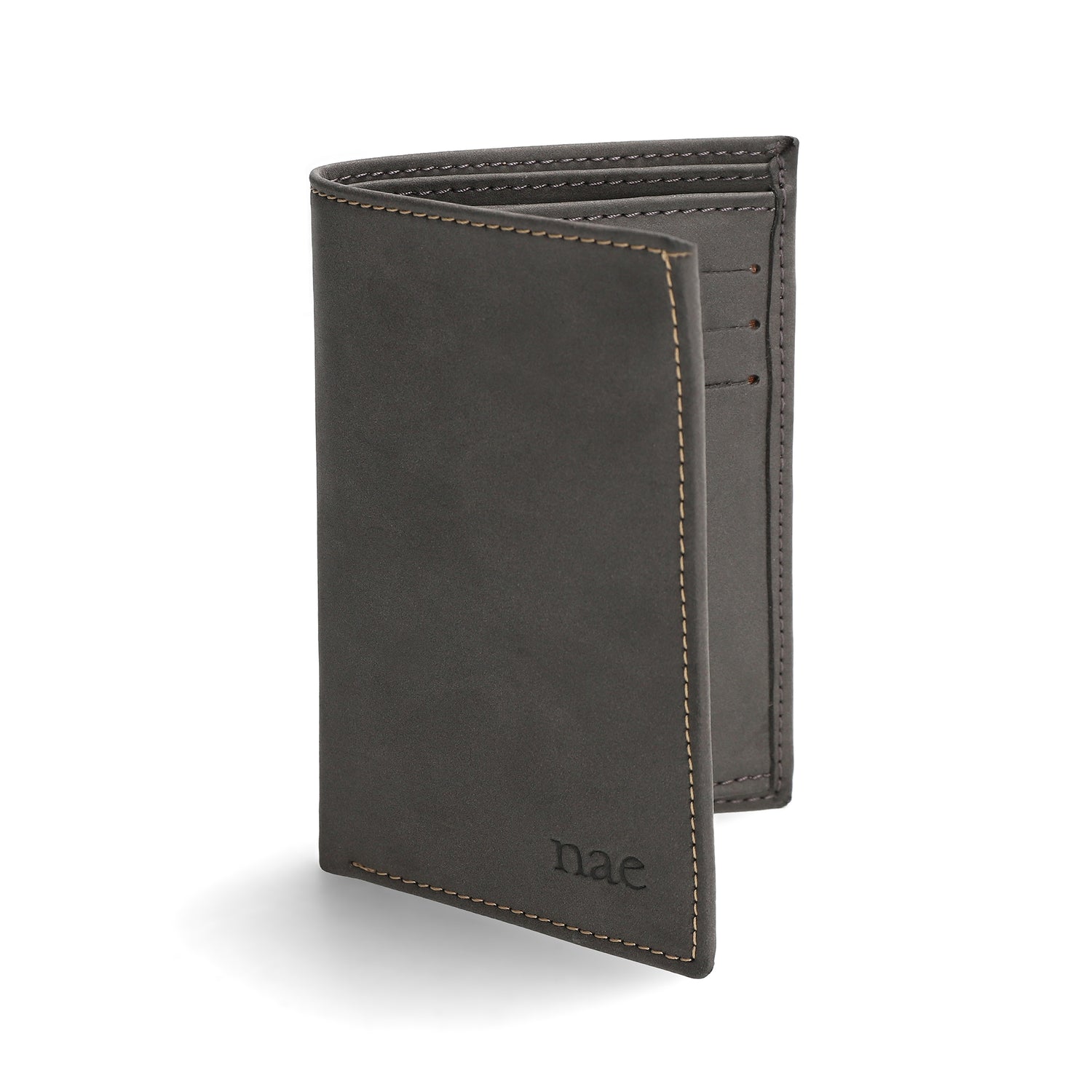 Dallas Vegan Bifold Wallet Gray