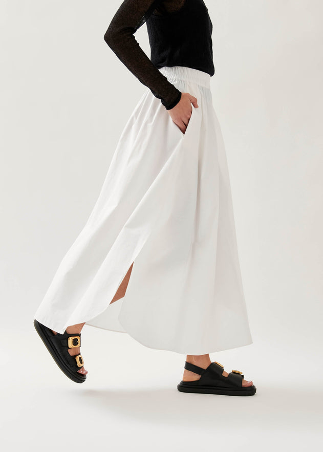 Daria Leather Sandals Black