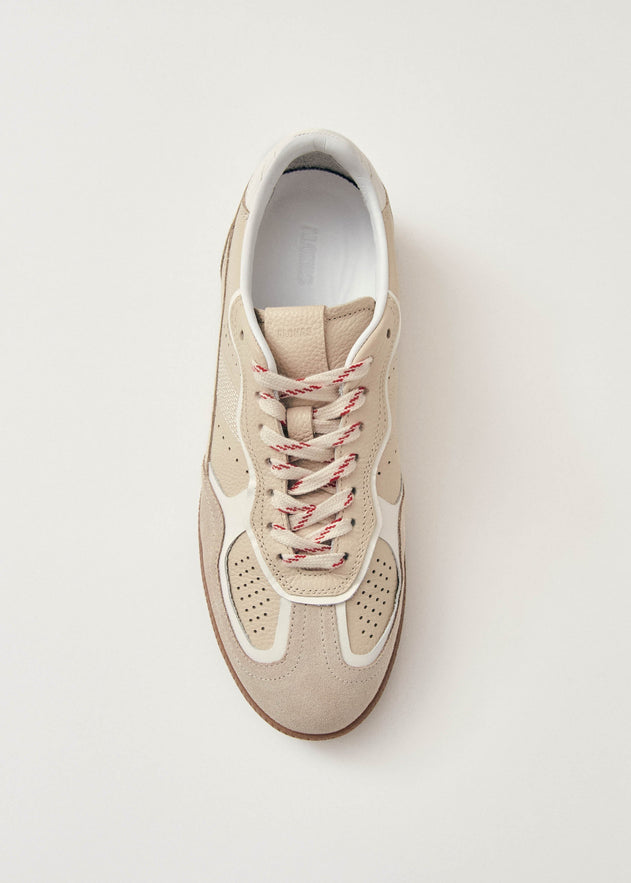 Tb.490 Rife Leather Sneakers Grain Cream