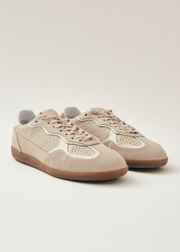 Tb.490 Rife Leather Sneakers Grain Cream