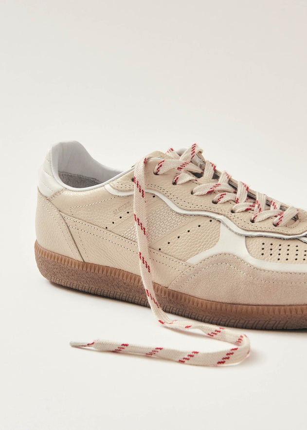 Tb.490 Rife Leather Sneakers Grain Cream
